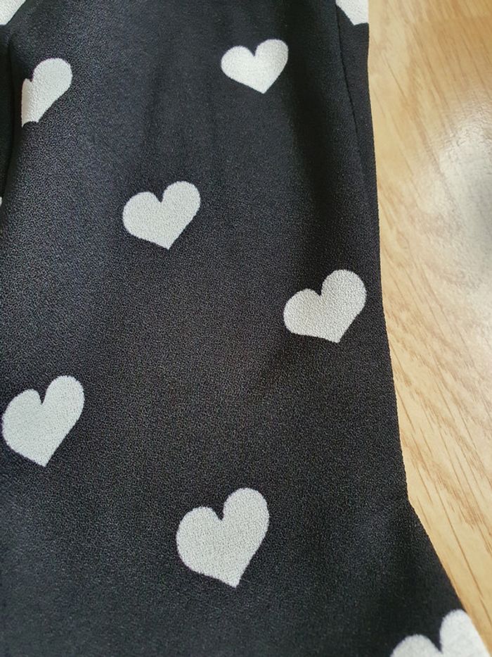 robe patineuse noire coeur h&m - photo numéro 4