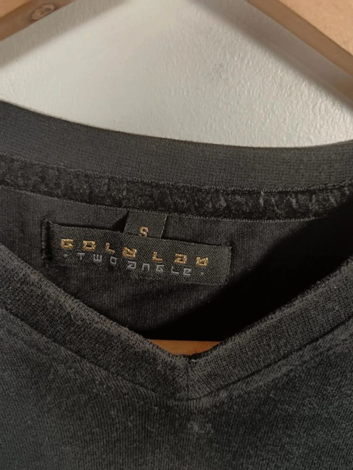 C8 t-shirt noir Two angle S - photo numéro 4