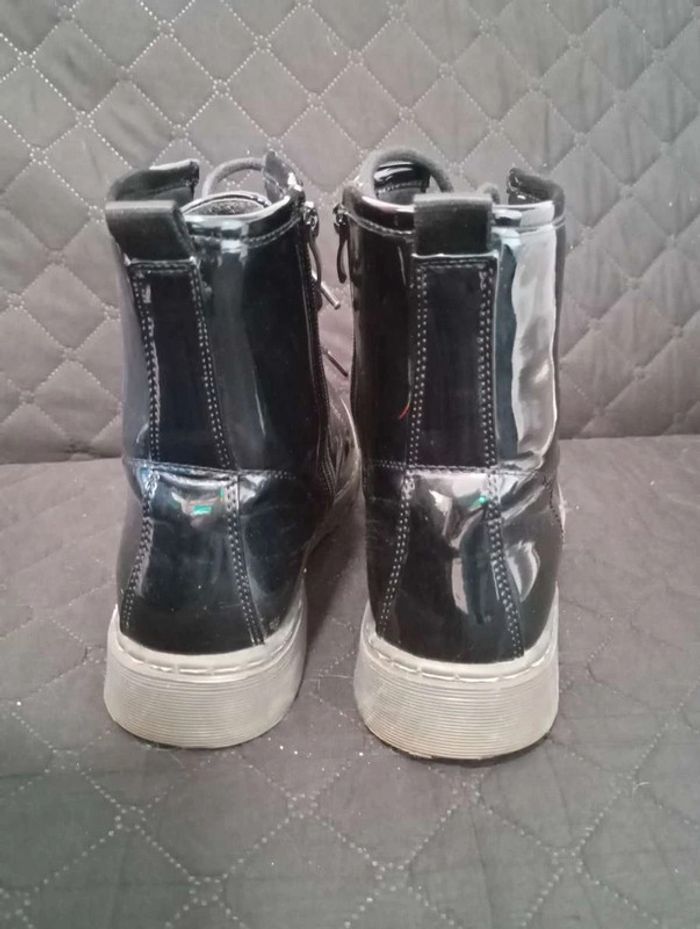 Bottines vernies noires taille 39 - photo numéro 5