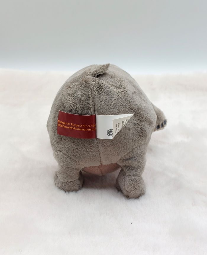 Peluche doudou hippopotame Gloria Madagascar 2 GIPSY Escape 2 Africa 20 cm - photo numéro 3