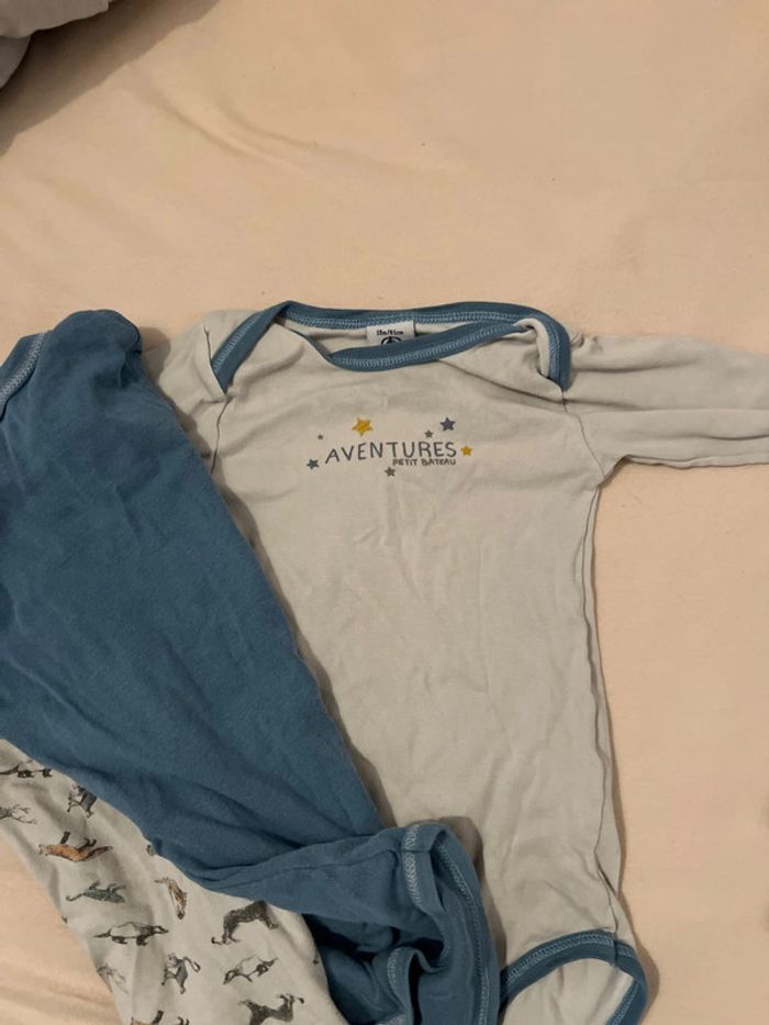 Lot de 3 bodies petit bateau - photo numéro 4