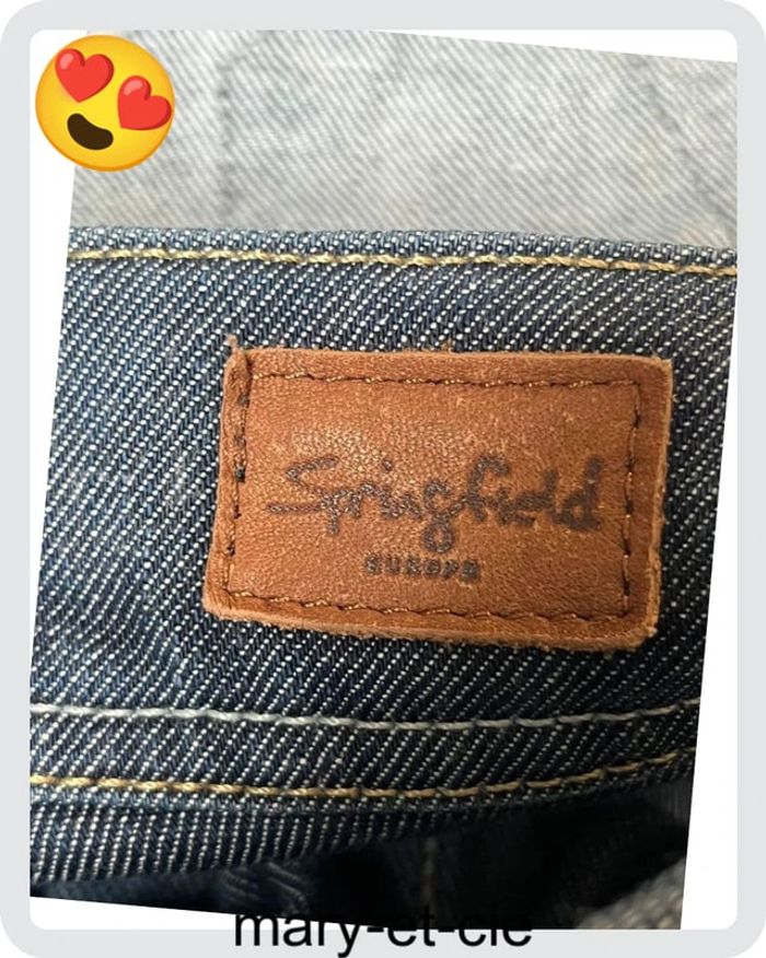 SOLDÉ - Jeans troué Springfield taille 36 - photo numéro 5