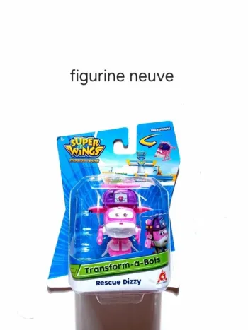 Figurine Super Wings Transform-a-Bots Rescue Dizzy