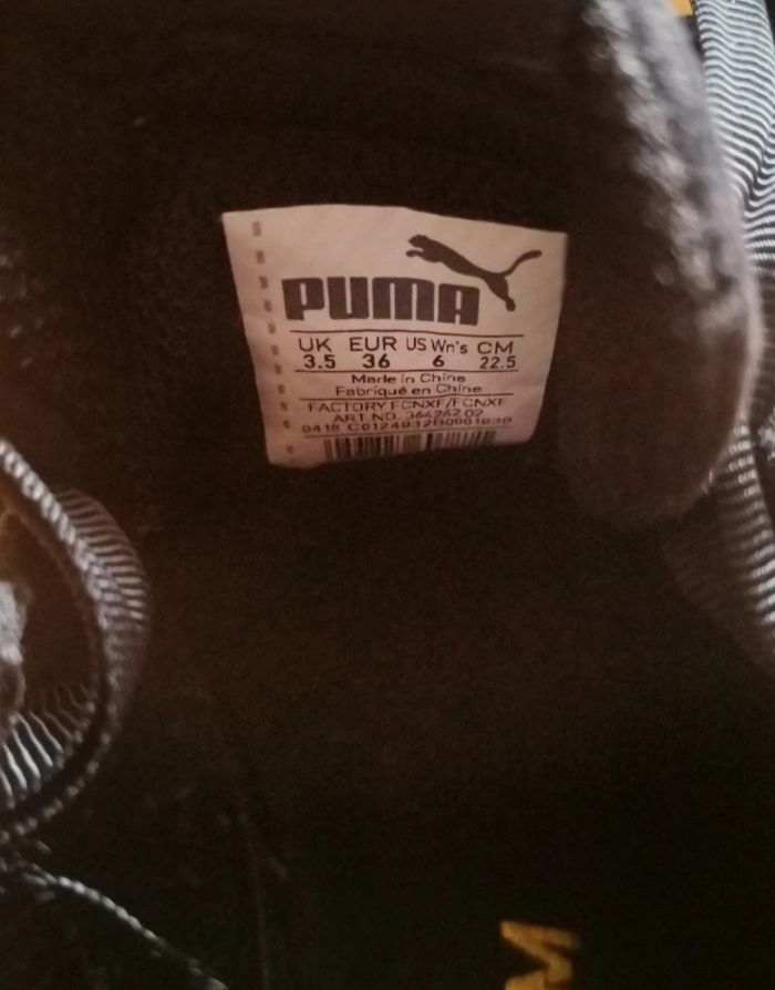 Basket puma en daim et lacets en ruban - photo numéro 3