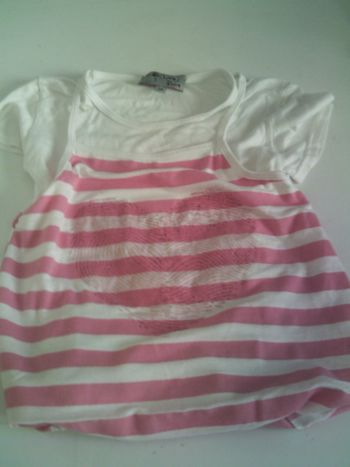 Robe avec tee shirt ,taille 3 ans Charlie & Prune