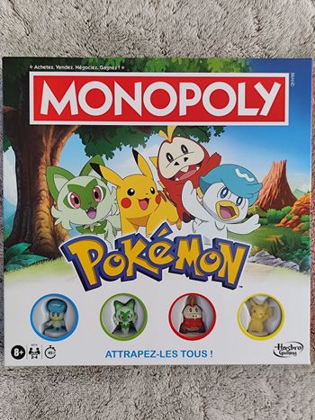 Jeu Monopoly version Pokemon neuf