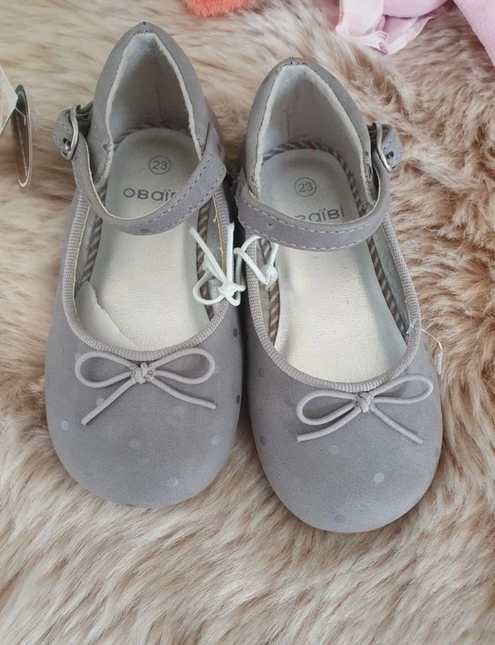 Ballerine gris obaibi taille 23 - photo numéro 2