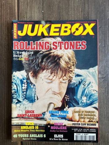 Ancien jukebox magazine - juin 1998 129 - jagger Rolling stones