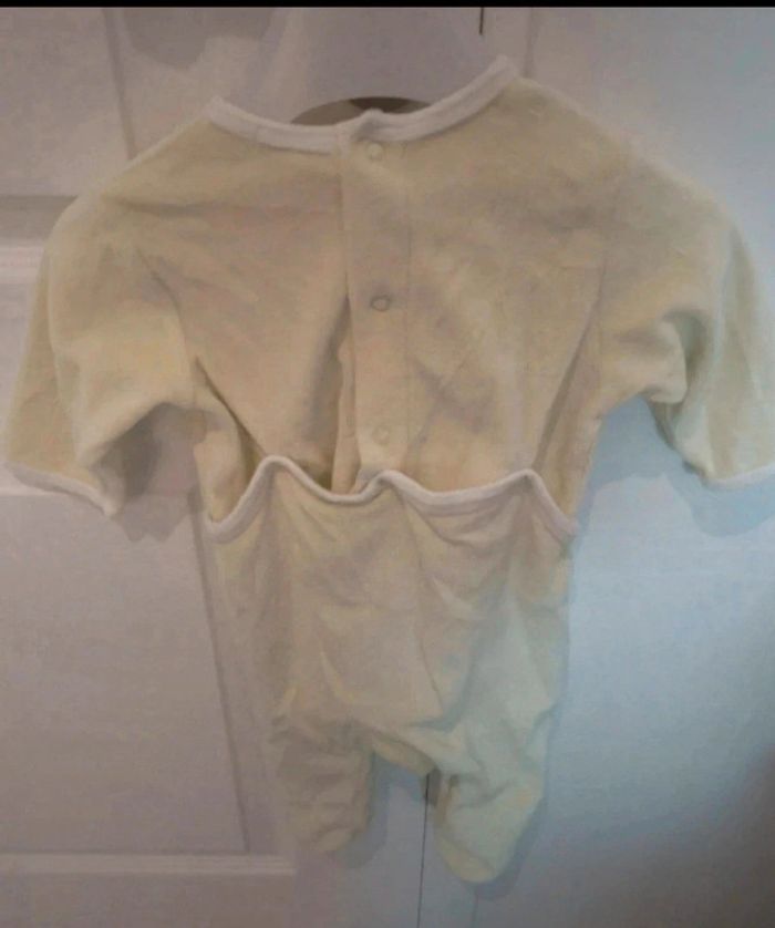 Pyjama velours bébé garçon kitchoun taille 6 mois - photo numéro 2