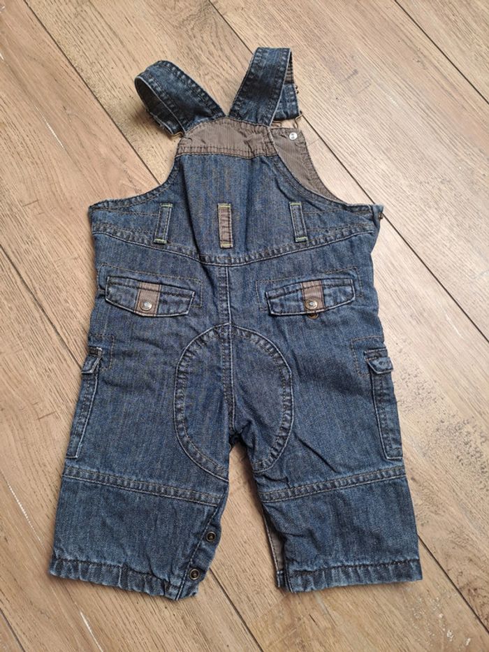 Salopette en jeans Sergent major 6 mois - photo numéro 2