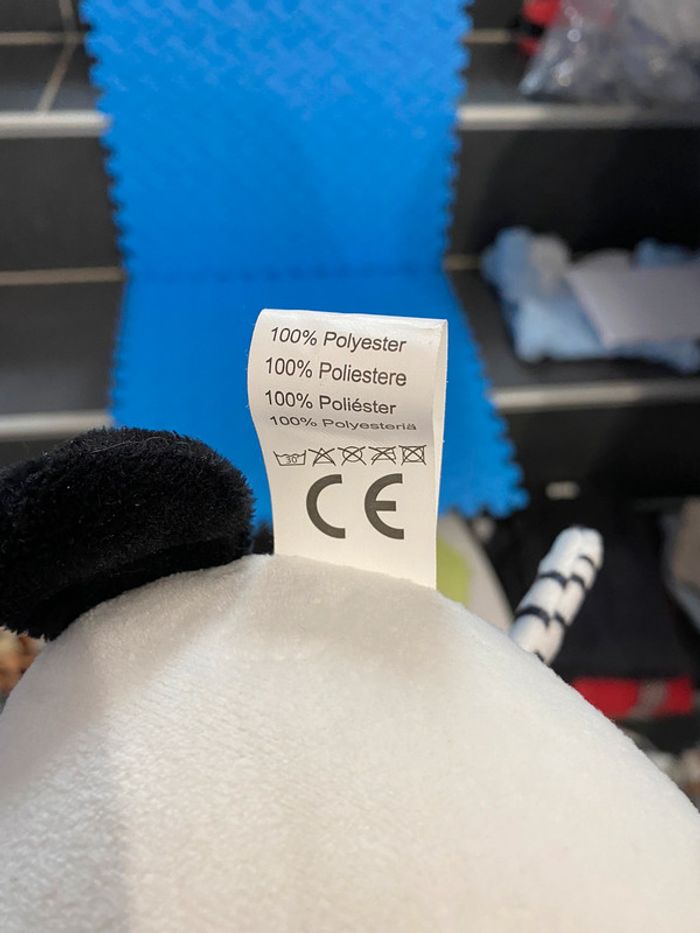 Peluche zèbre neuve avec étiquette - photo numéro 3
