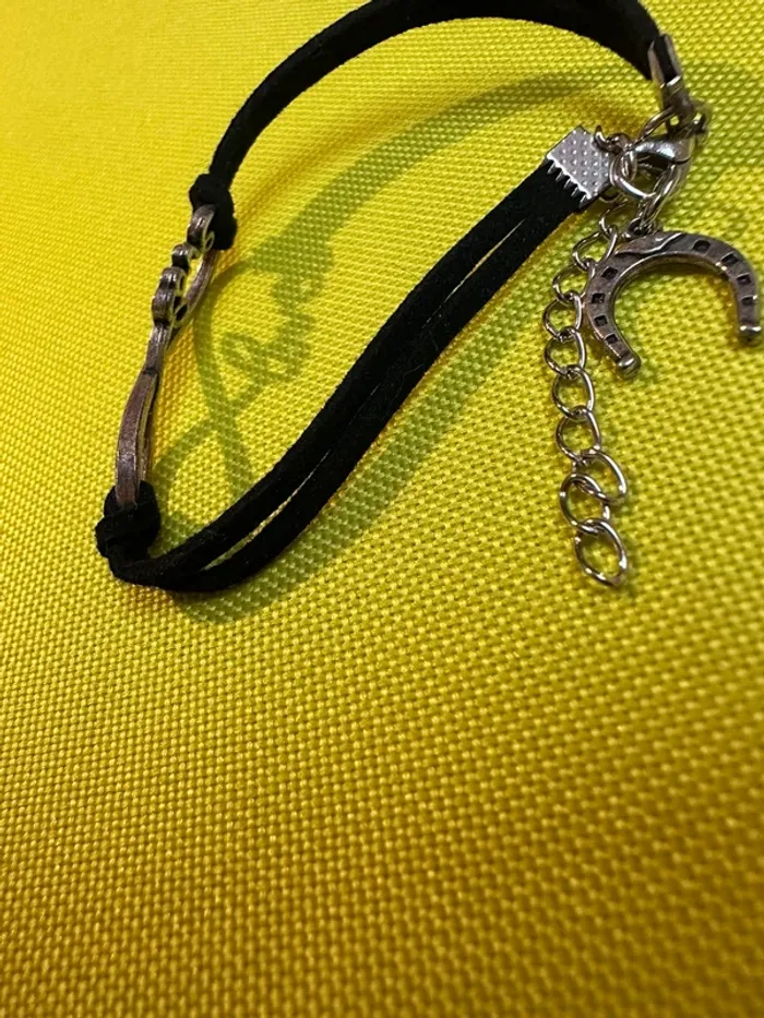 Bracelet noir love - photo numéro 5