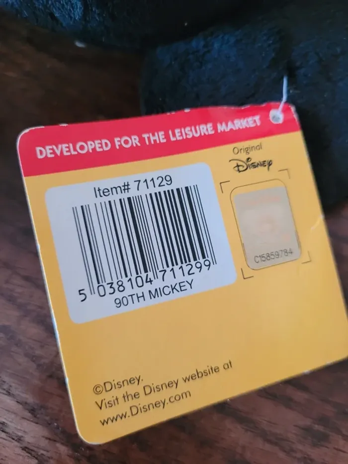 Vends peluche 90 ans de mickey disney - photo numéro 4