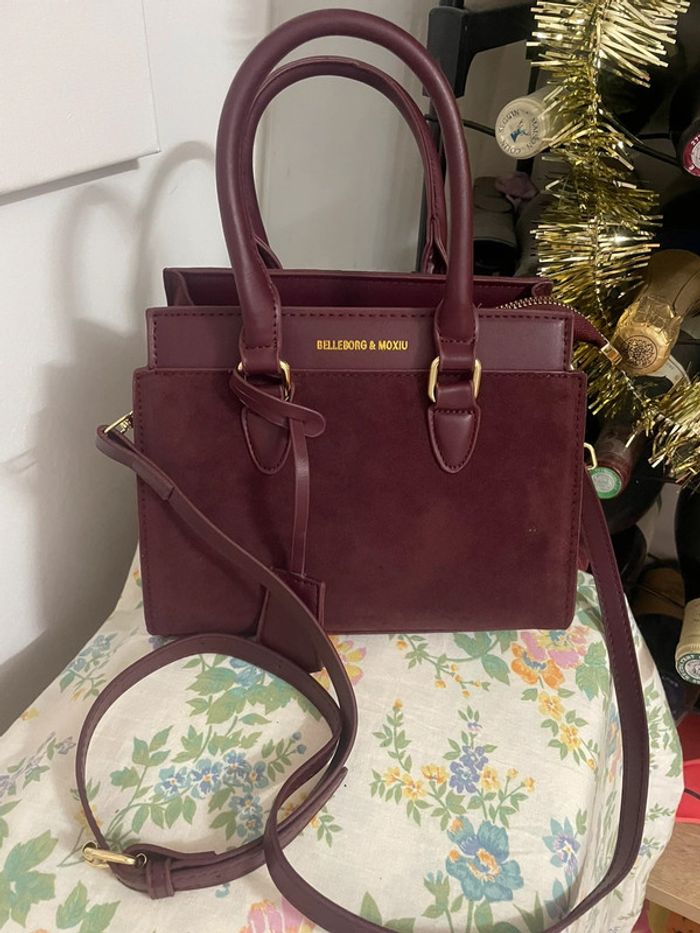 Sac Fourre-Tout Élégant Bordeaux pour Femme - Chic Couleur Unie - photo numéro 4