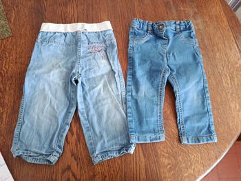 lot jean 12 mois