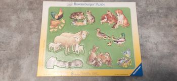 Puzzle ancien animaux de ferme