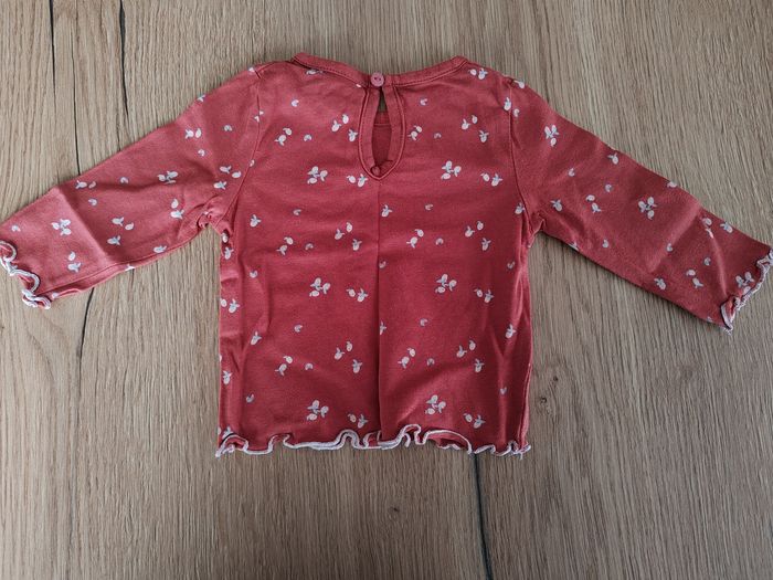 Lot de 3 tee shirts manche longue bébé fille 1 mois - photo numéro 10