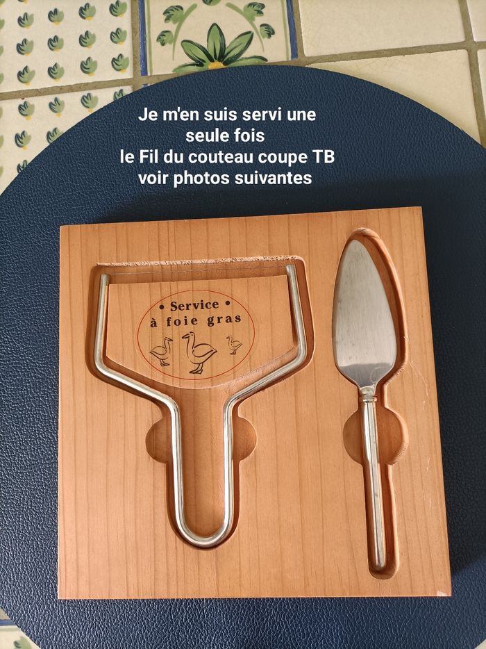 Service à fois gras