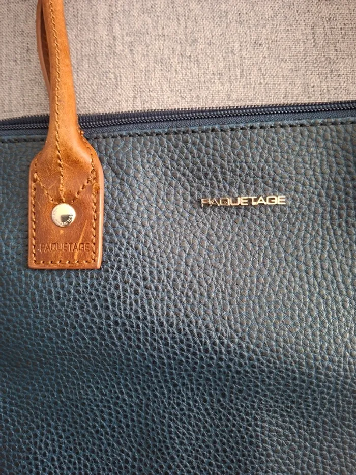 Paquetage, sac pliage, bleu marine - photo numéro 2