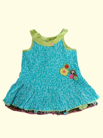 Robe estivale catimini volantee A1667