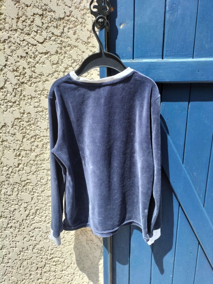 Pyjama pour enfant bleu avec dinosaures - photo numéro 3