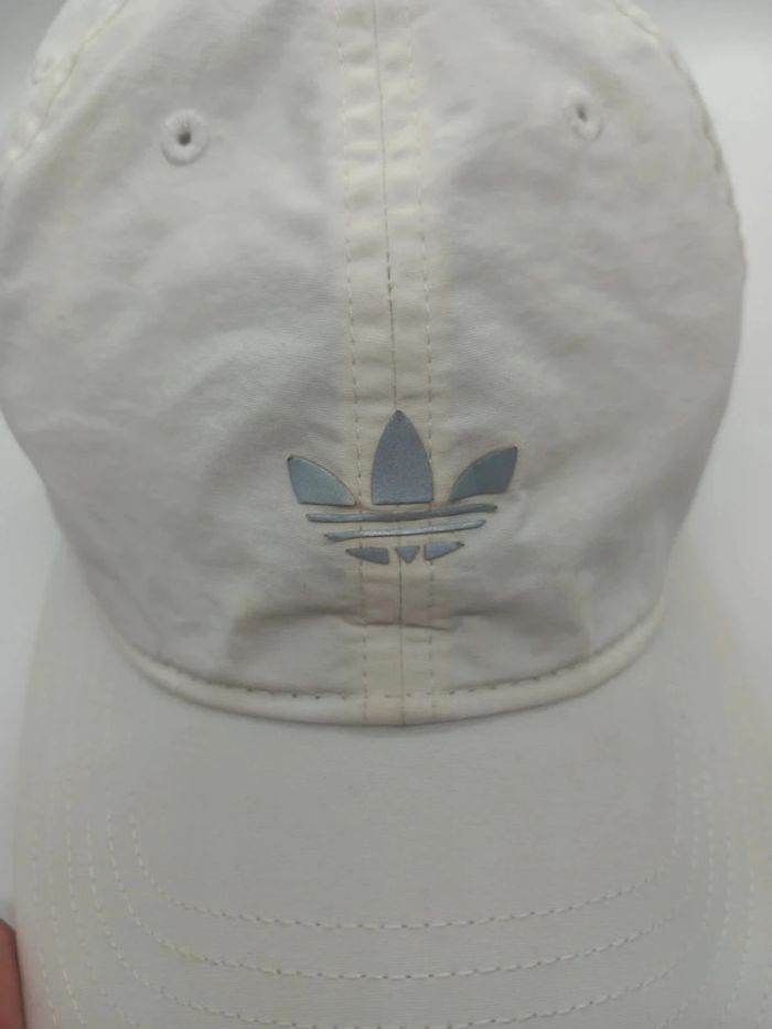 Casquette Vintage Adidas Blanc - photo numéro 5