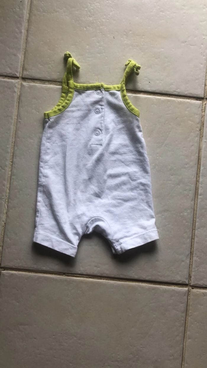 Combinaison débardeur bébé 100% coton - photo numéro 2