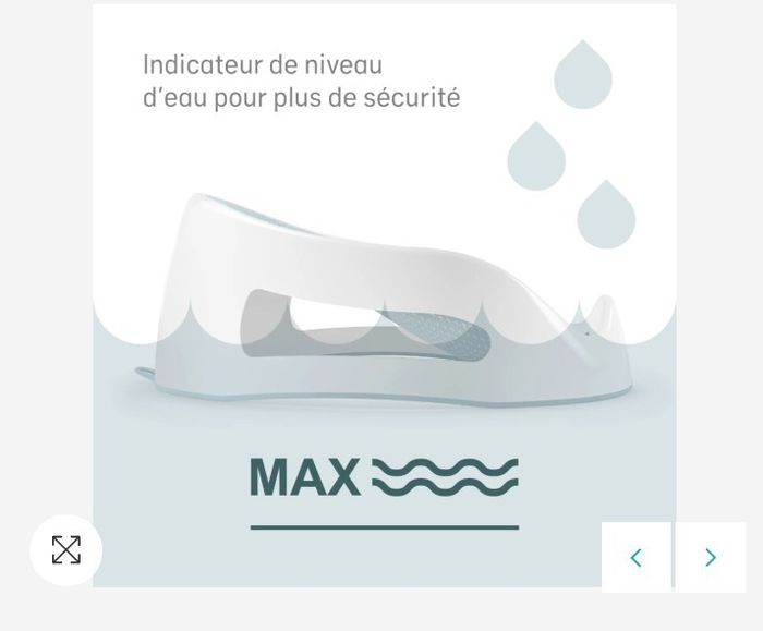 Transat de bain bebe forme ergonomique jusqu'à 6 mois ou 9 kgs - photo numéro 8