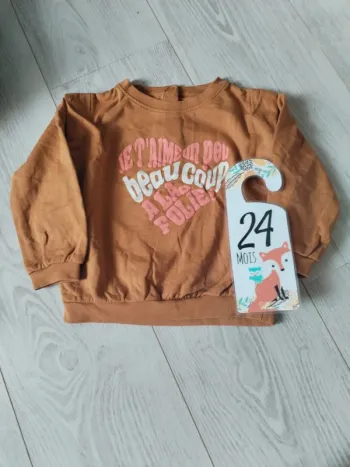 Sweat taille 24 mois