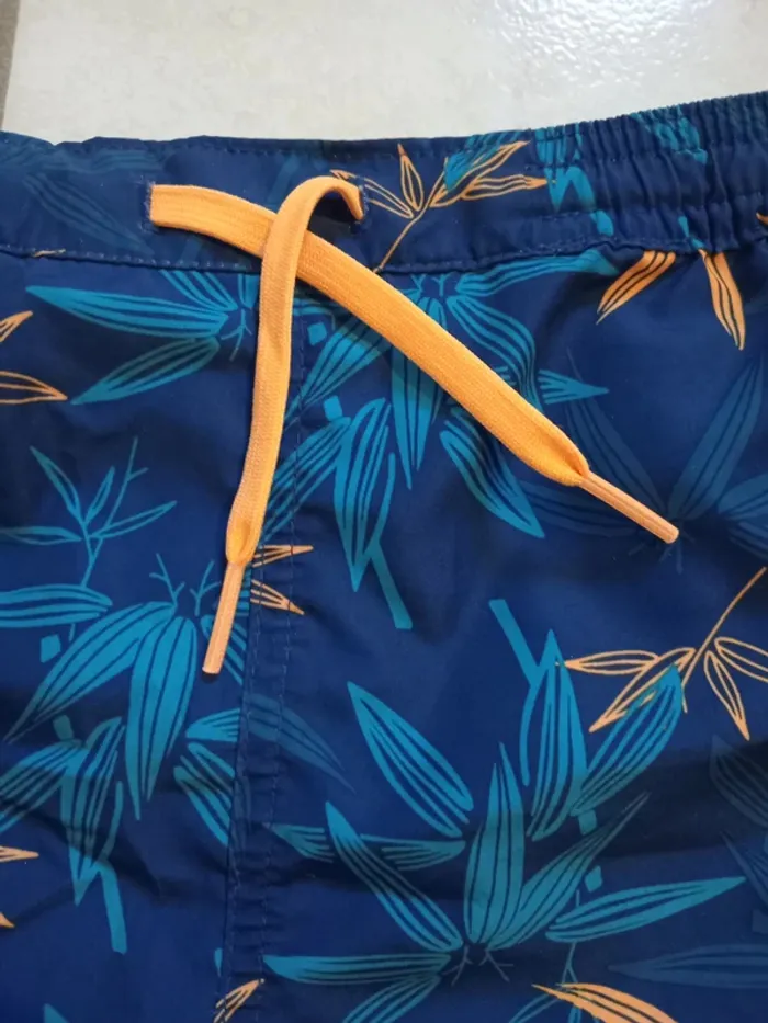 Short de bain 10/11 ans Décathlon bleu & orange - photo numéro 4