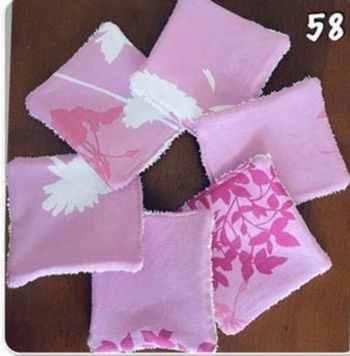 Lingettes lot de 6 lingettes lavable et réutilisable