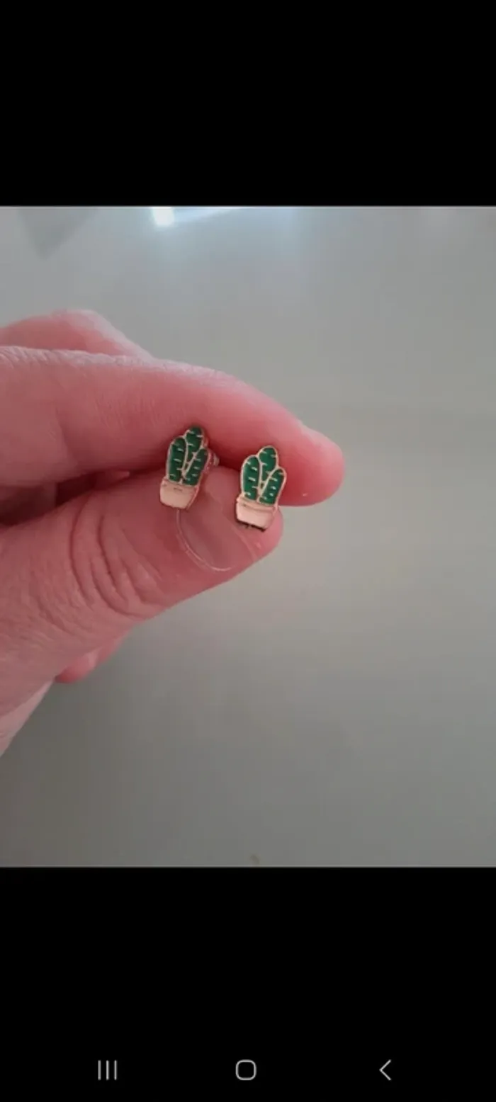 Boucle d'oreille cactus 🌵