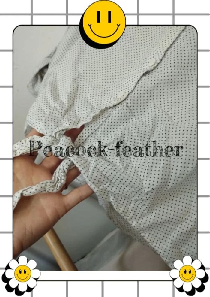 Chemise Jennyfer blanche à pois 38 - photo numéro 8