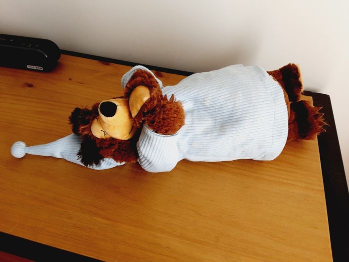 Grande peluche Michka ronfleur 40 cm de Masha et Michka, veilleuse et Michka ronfle Neuve, Simba - photo numéro 4