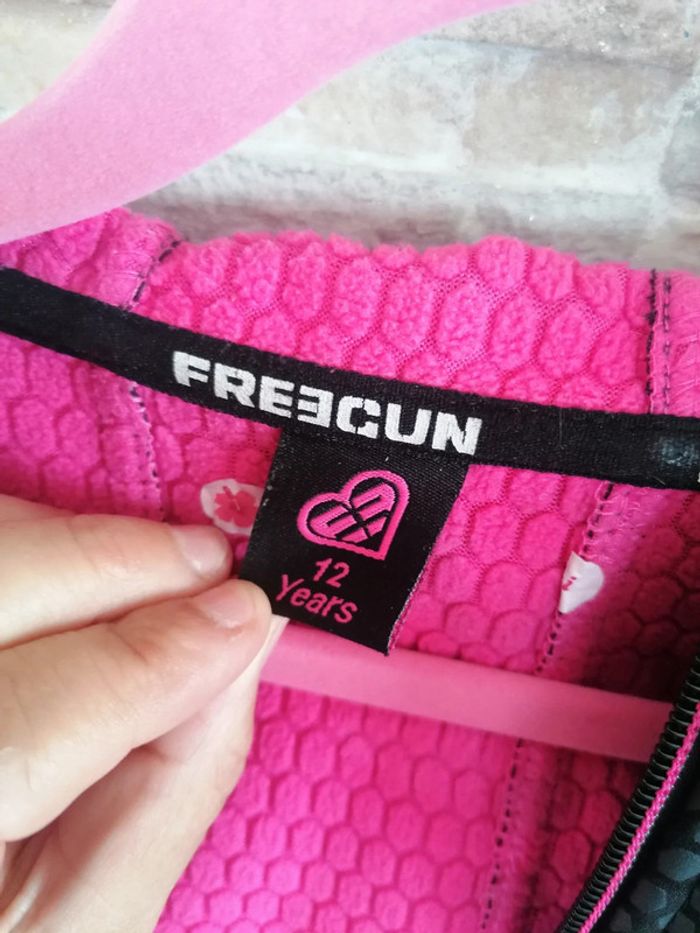 Veste zippée fille freegun taille 12ans - photo numéro 6