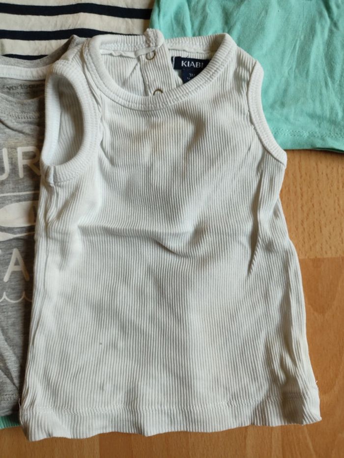 Lot 10 t-shirts / débardeurs été Kiabi en 3M - photo numéro 2