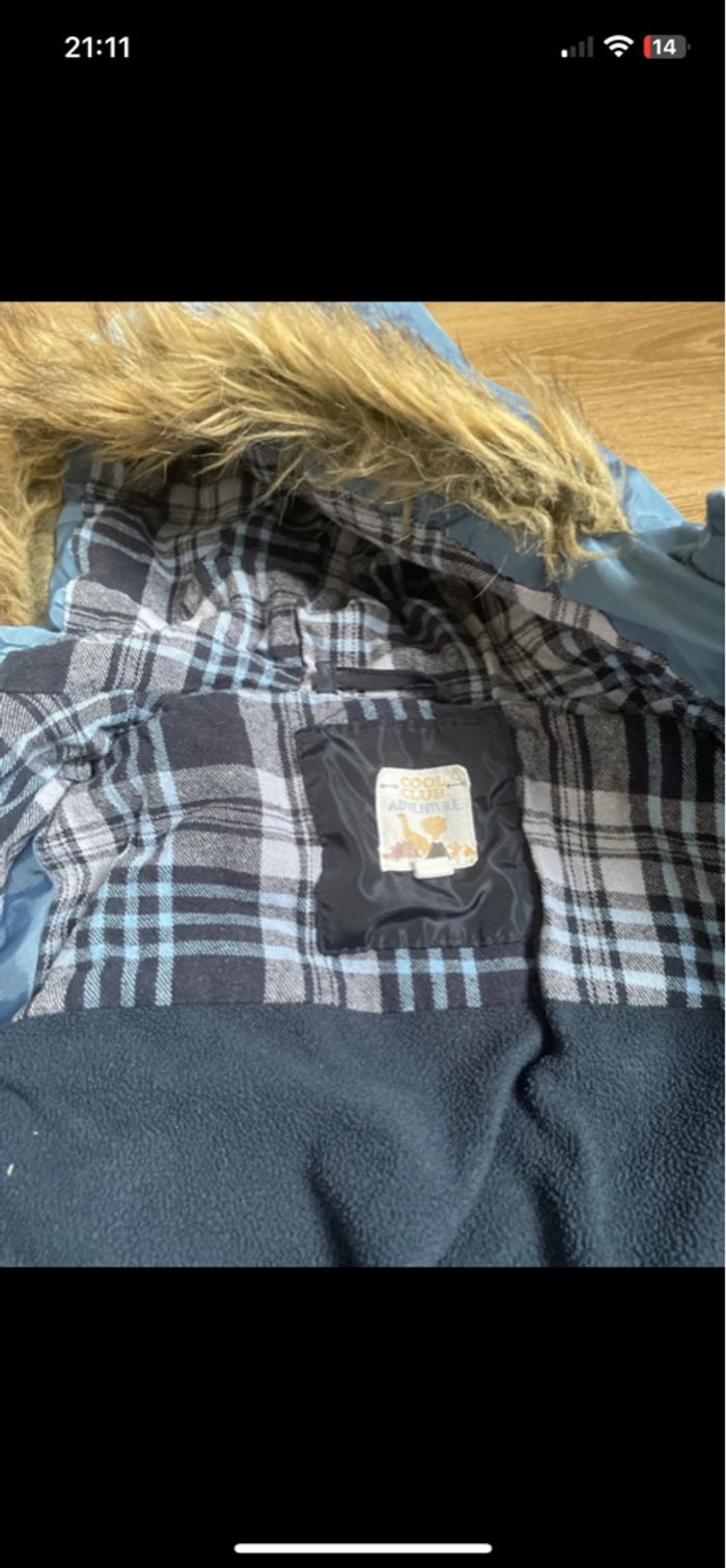 Doudoune bleue cool kid chaude 3 ans - photo numéro 8