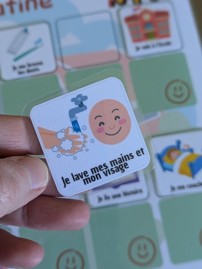 🚜 Tableau de Routine Enfant – Thème Tracteur 🚜 - photo numéro 2
