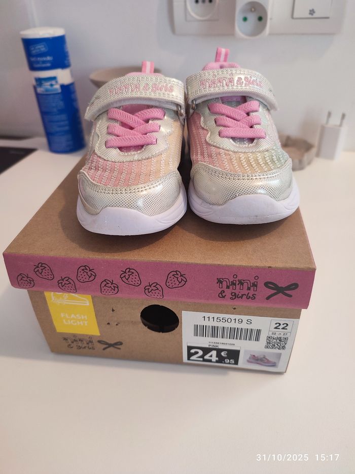 Baskets lumineuses Chausséa