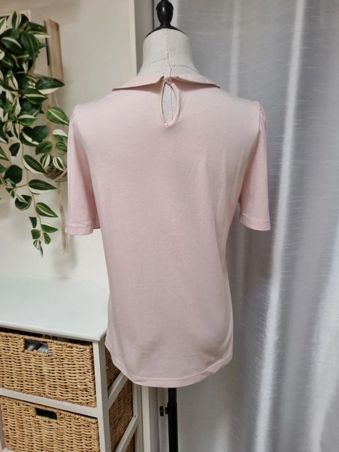 Tee-shirt vieux rose T:36 - photo numéro 3