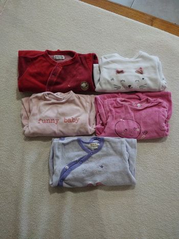 Lot de 5 pyjamas