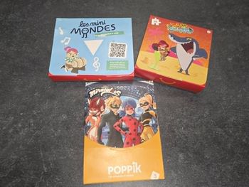 Lot de 3 jeux enfants (menus enfant / fast-food)