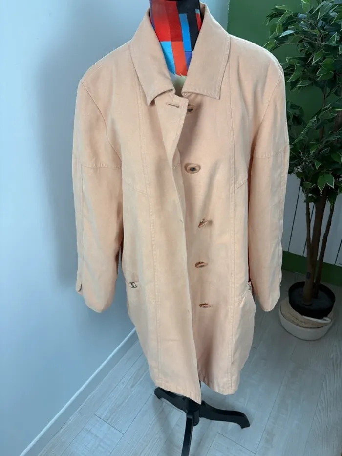Manteau vintage Claude Havrey | Abricot | Taille 42