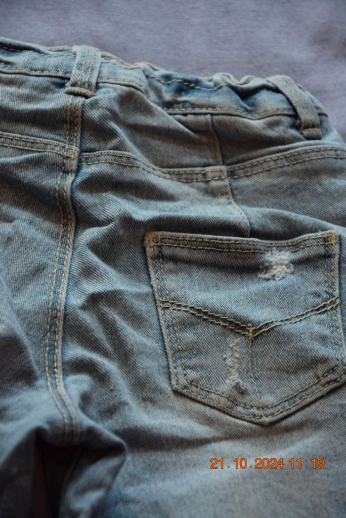 Jeans slim fille 5 ans bleu clair - photo numéro 6