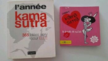 Lot de deux livres Kama Sutra différents