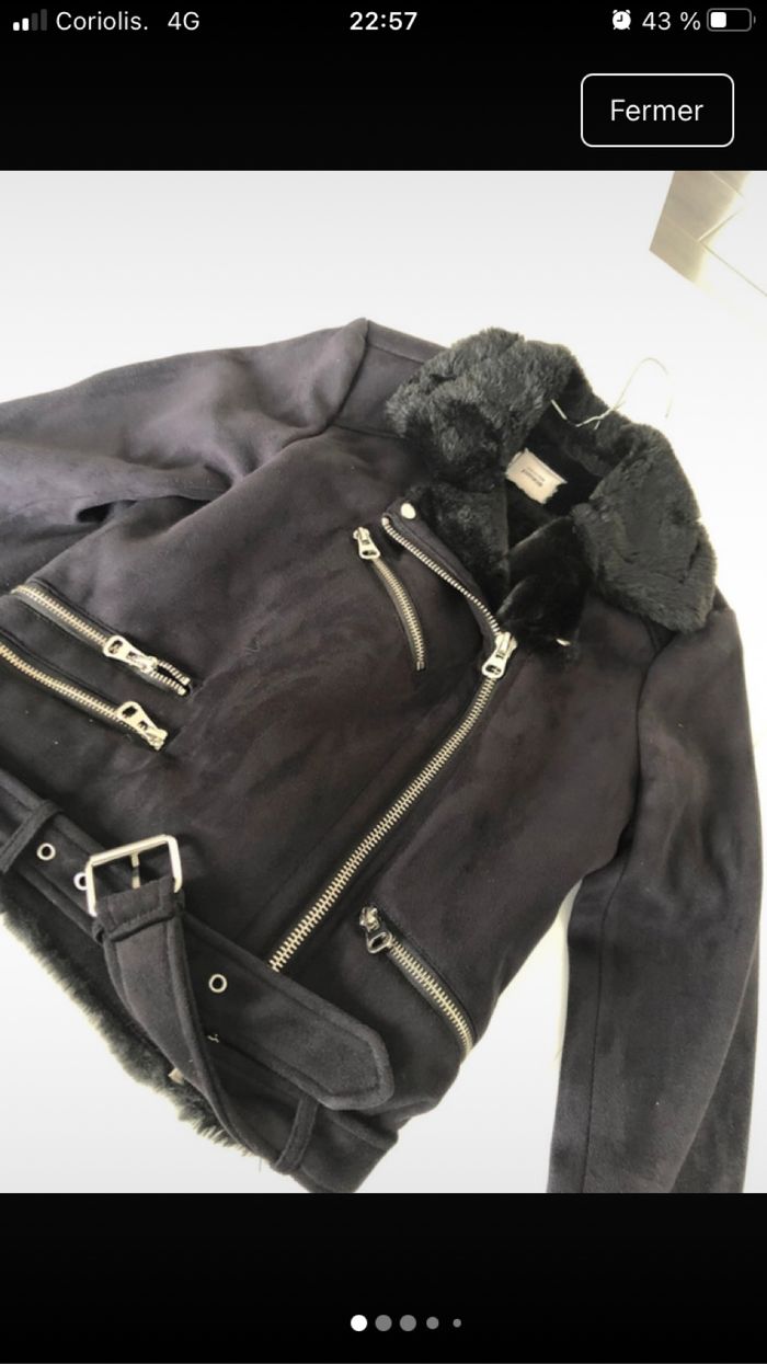 Blazer doux noir -tout neuf