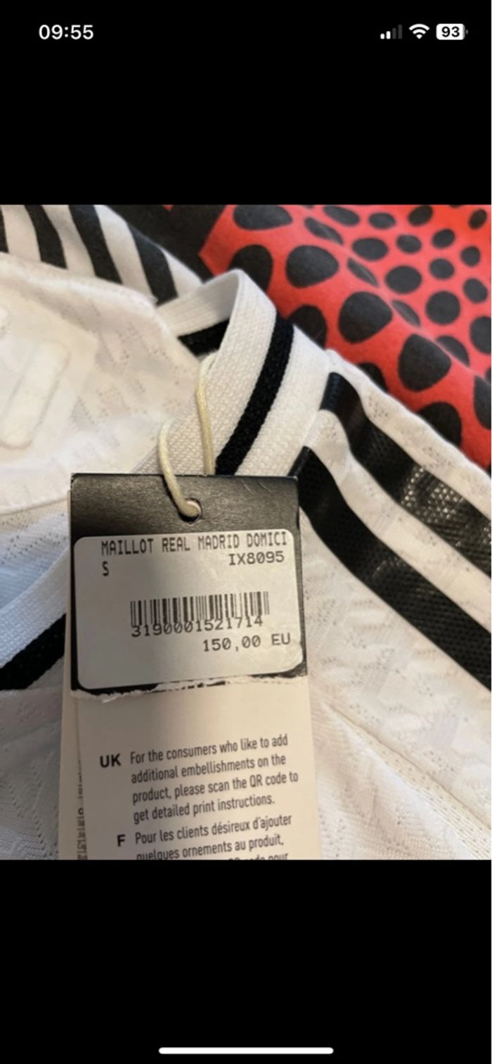 M bappe réal Madrid authentique - photo numéro 3