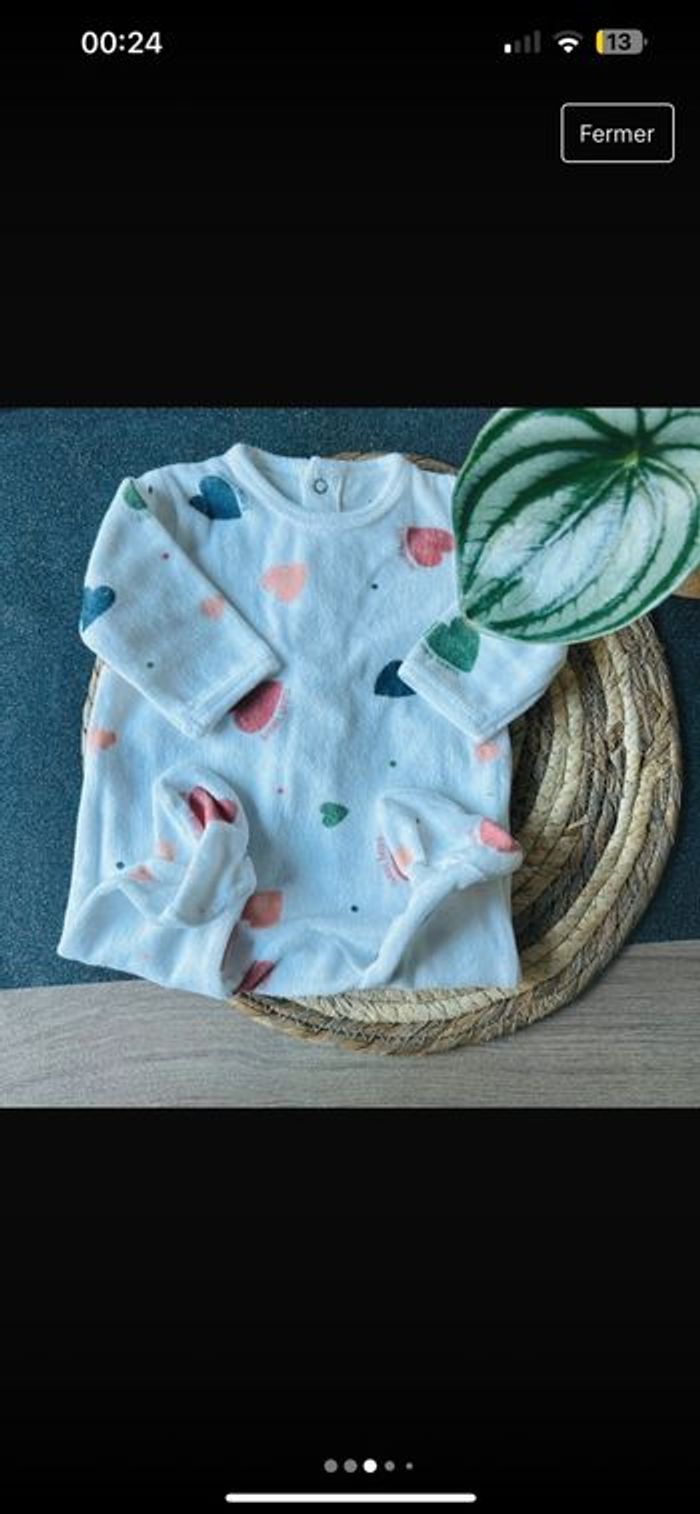 Lot pyjama dort bien bébé fille - photo numéro 3