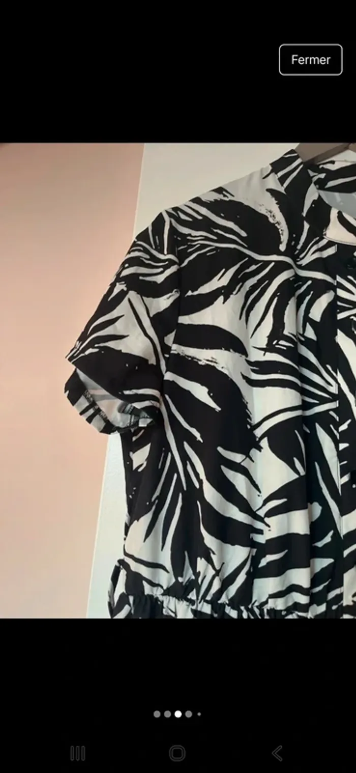 Combinaison noire et blanche-Taille 44-TBE - photo numéro 3
