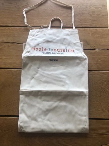 Grand tablier de cuisine alain ducasse